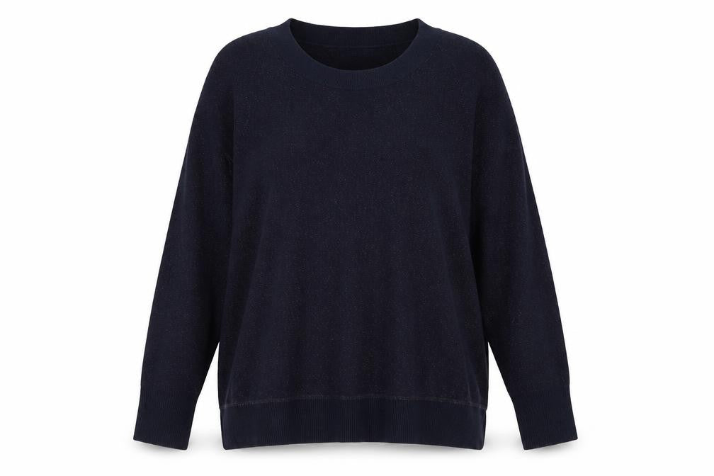 Front view of Oasis Women's Blue jumper M