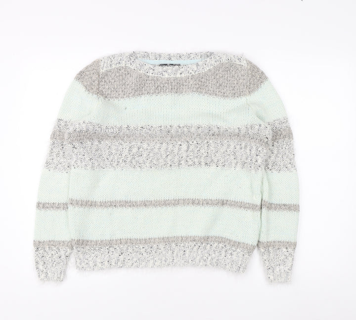 Debenhams Women's Multicoloured Striped Jumper Size 14