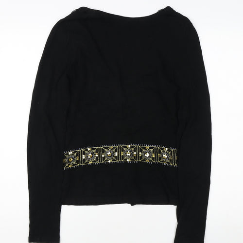H&M Women's Black Cardigan Size 6