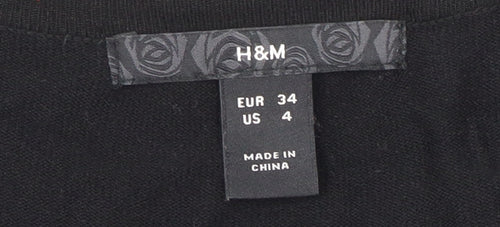 H&M Women's Black Cardigan Size 6