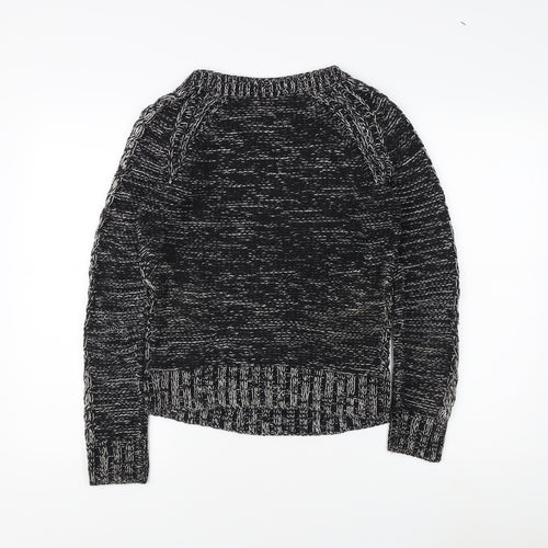 GAP Women's Black Cable-Knit Pullover Jumper XS