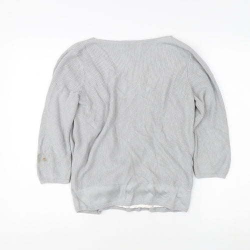 Marks and Spencer Women’s Grey Wrap Jumper Size 12
