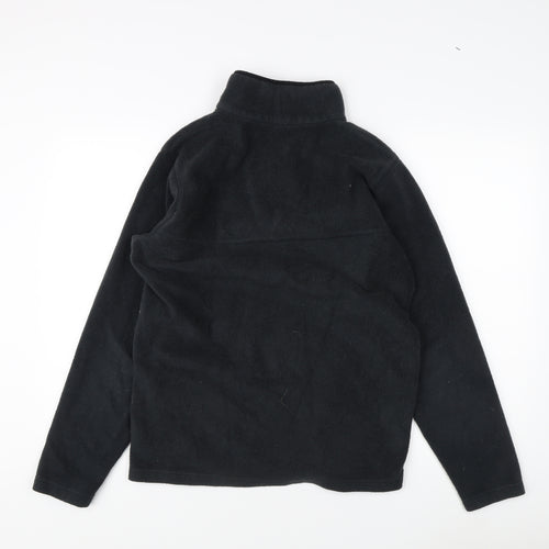 Columbia Men's Black Fleece Henley Sweatshirt S