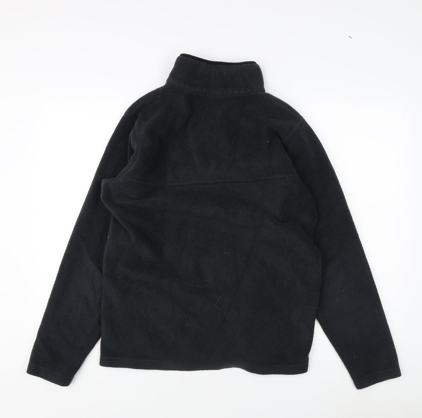 Columbia Men's Black Fleece Henley Sweatshirt S