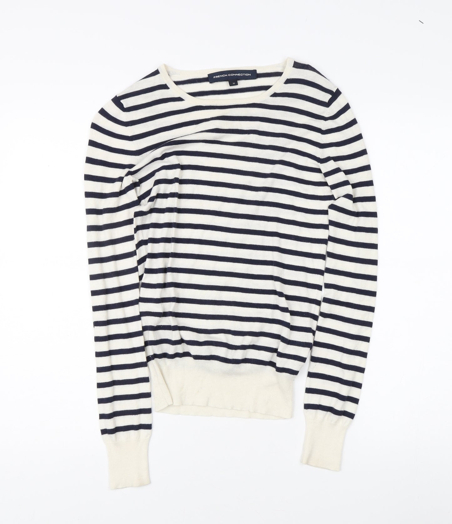 French Connection Women's XS Stripe Pullover Jumper