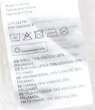 H&M Women's White Blouse, Size L, Square Neck