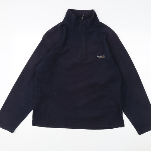 Regatta Men's Black Fleece Pullover Sweatshirt, M
