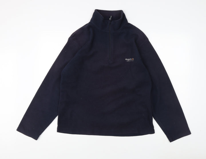 Regatta Men's Black Fleece Pullover Sweatshirt, M