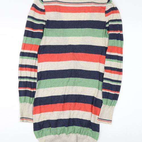 Miss Selfridge Women's Striped Cardigan, Multicoloured, Size 12