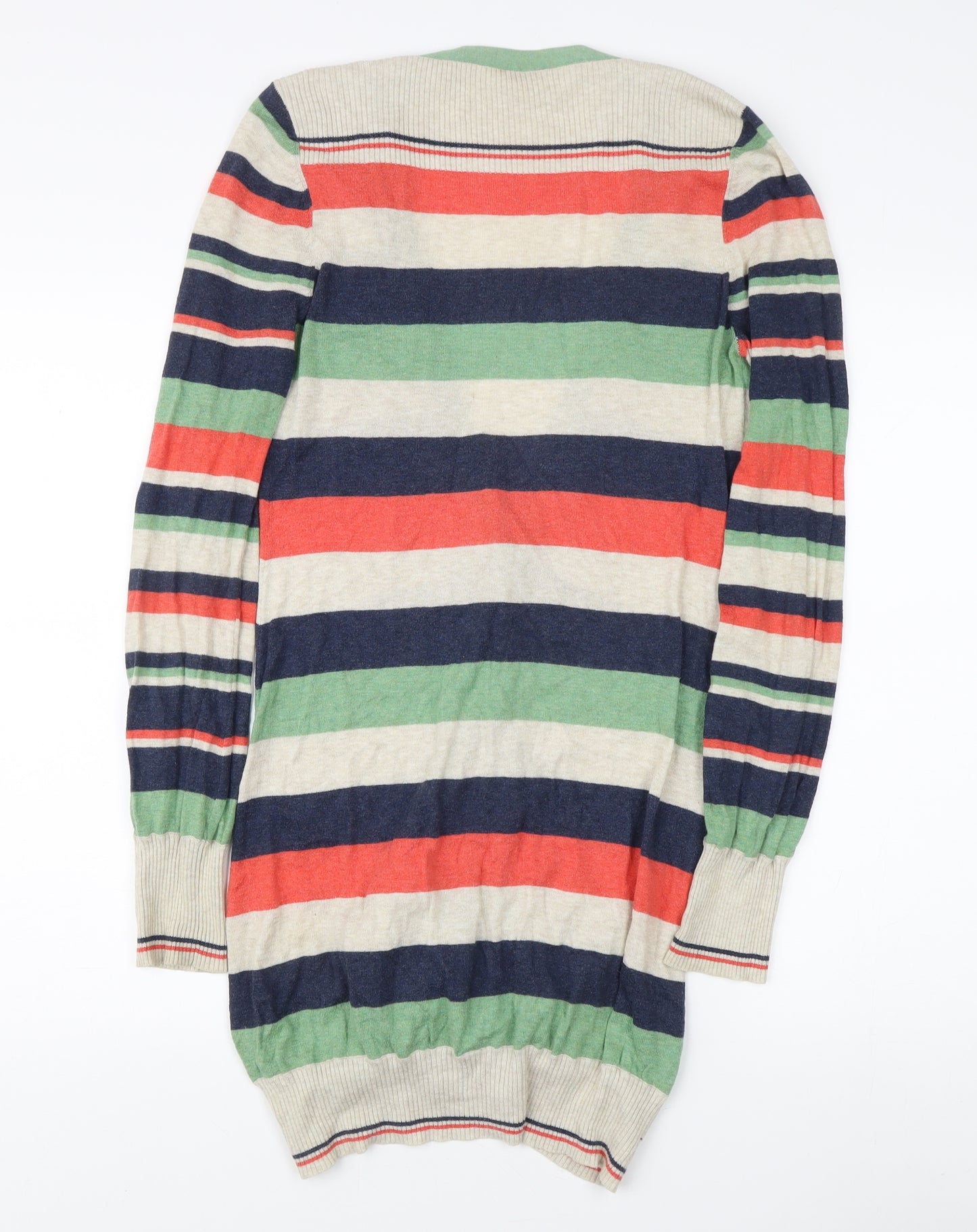 Miss Selfridge Women's Striped Cardigan, Multicoloured, Size 12