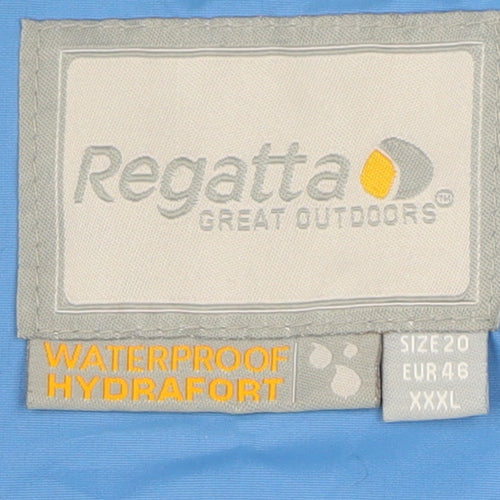 Regatta Men's Blue Waterproof Jacket, Size 46