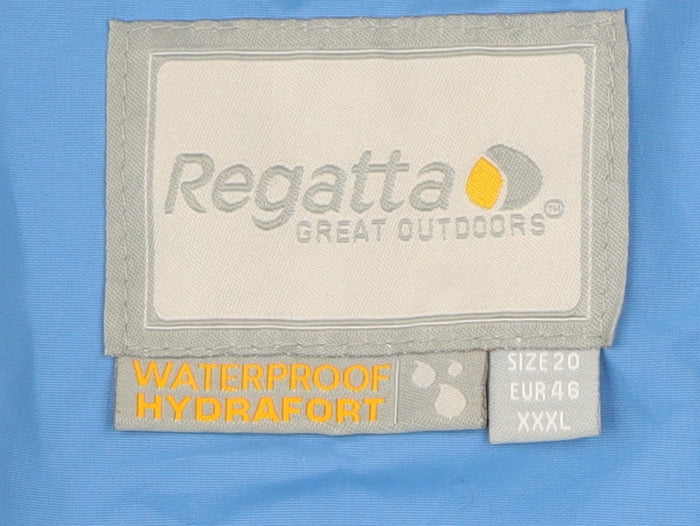 Regatta Men's Blue Waterproof Jacket, Size 46