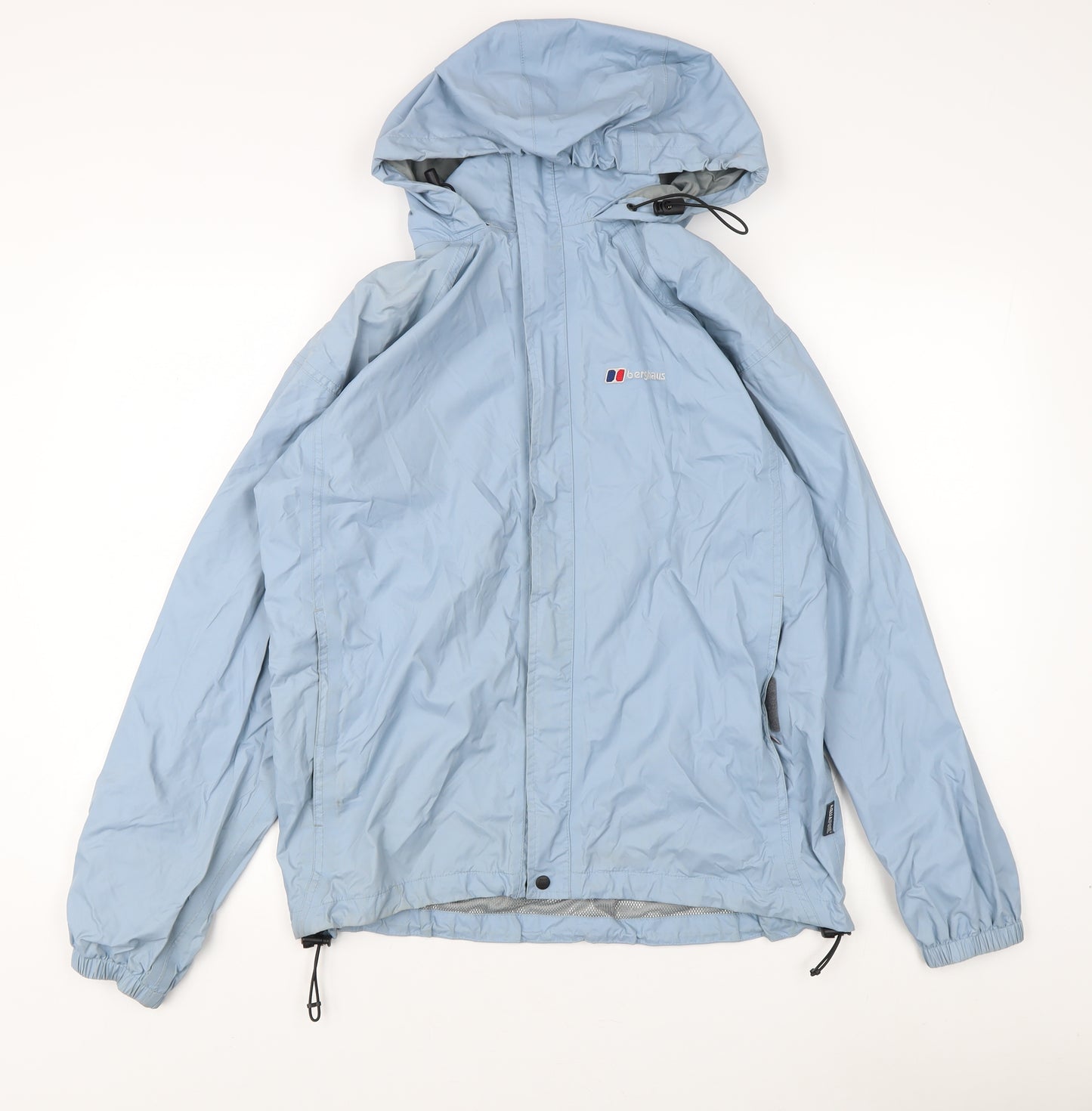 Berghaus Women's Blue Waterproof Rain Jacket, Size 12