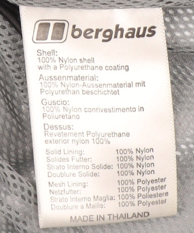 Berghaus Women's Blue Waterproof Rain Jacket, Size 12
