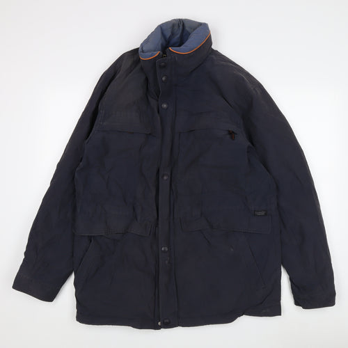 Guise Men's Black Military Jacket M, Full Zip Casual