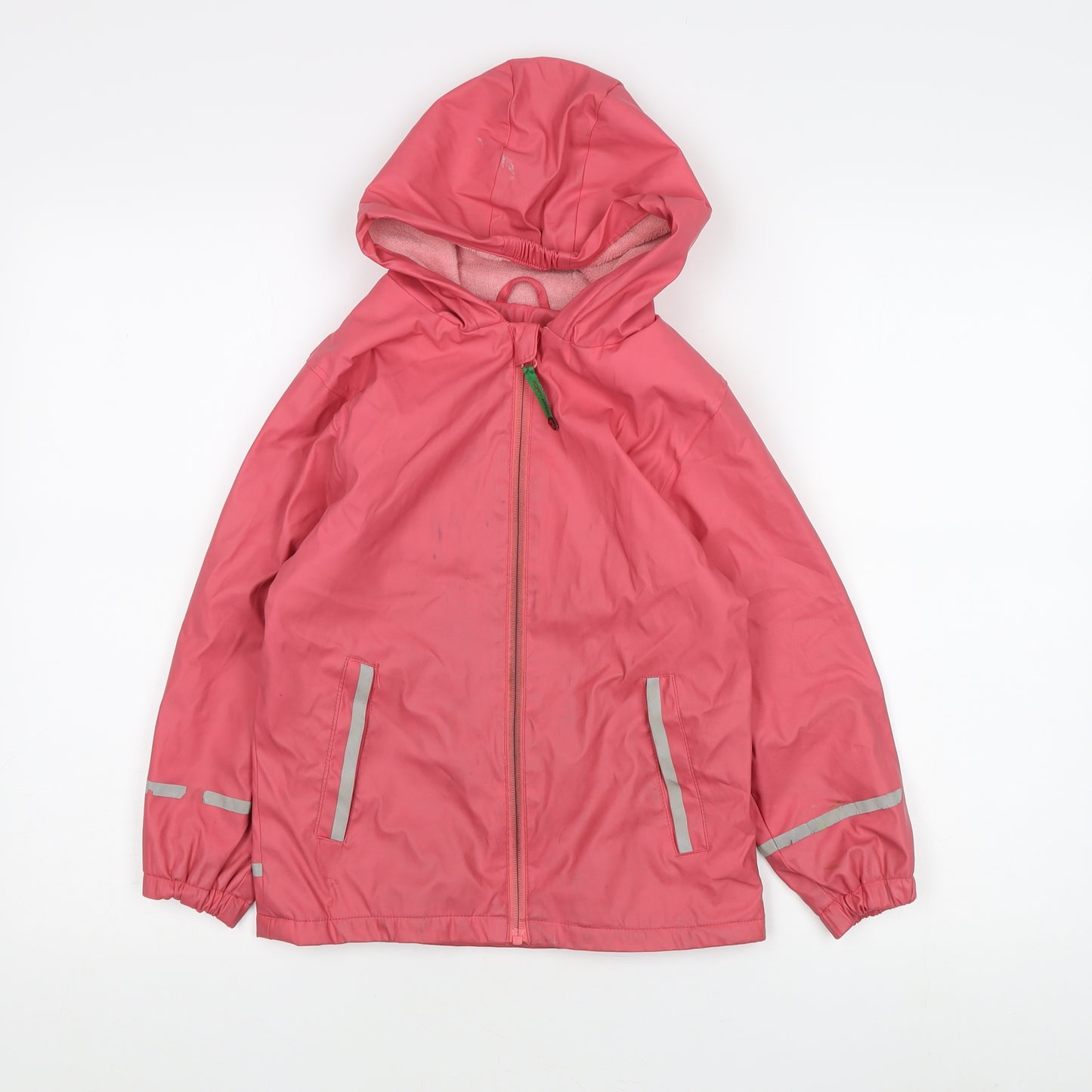 Lupilu Girls Pink Waterproof Hooded Rain Coat 6-8 Years