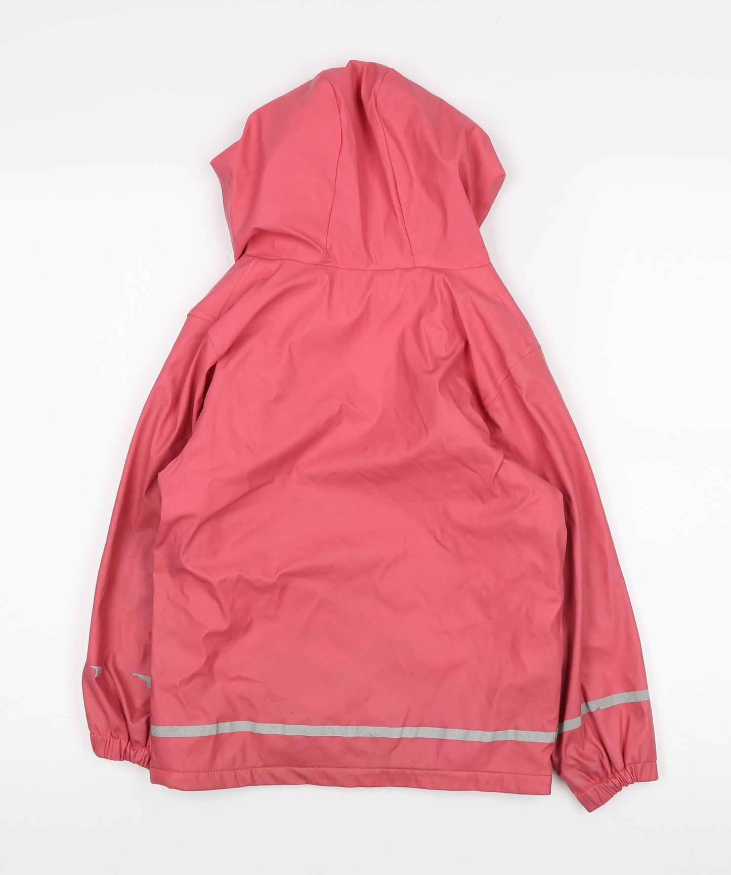 Lupilu Girls Pink Waterproof Hooded Rain Coat 6-8 Years