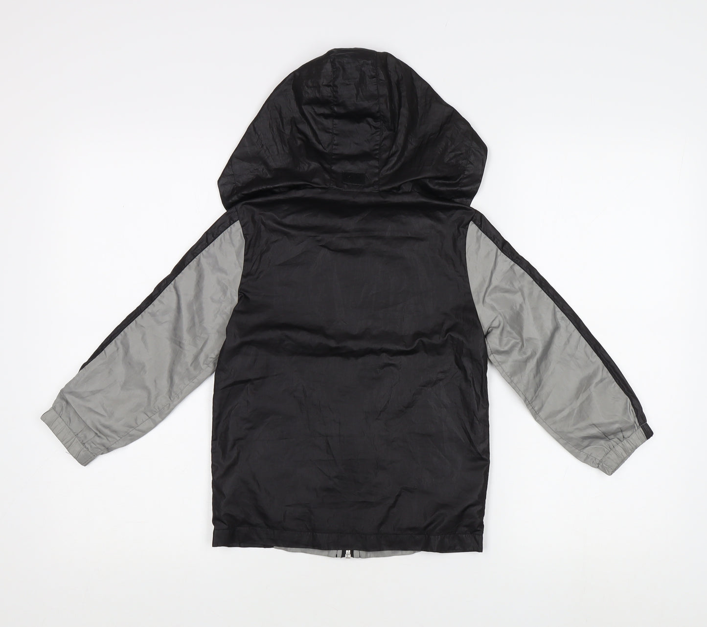 LA Gear Boys Black Grey Windbreaker Jacket Size 110