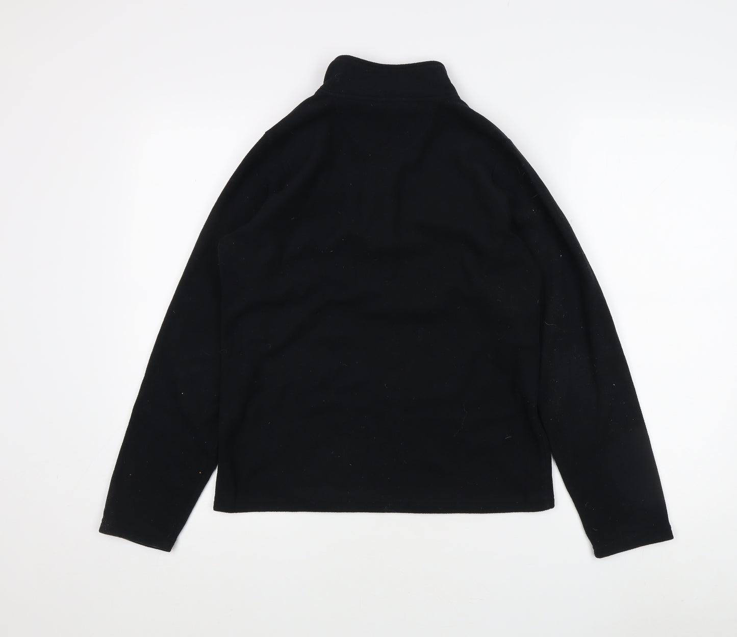 Peter Storm Boys Black Fleece Sweatshirt, 13 Years, 1/4 Zip
