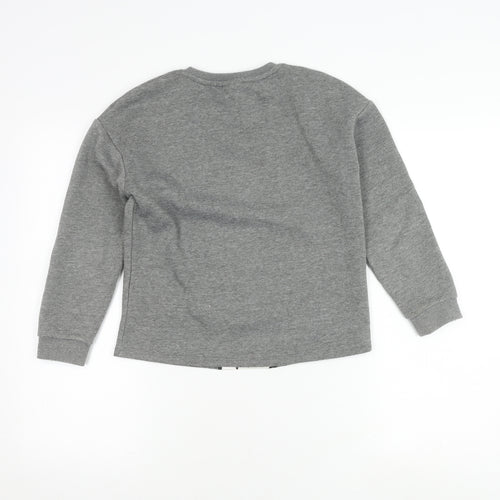 Peanuts Girls' Grey Snoopy Sweatshirt, 9 Years, Pullover Style