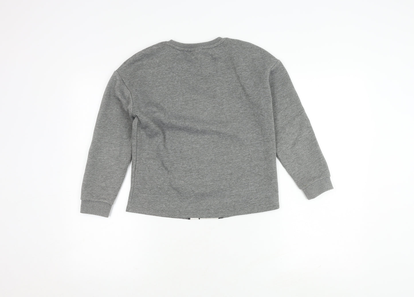 Peanuts Girls' Grey Snoopy Sweatshirt, 9 Years, Pullover Style