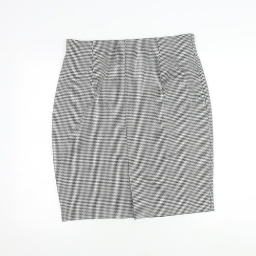 Marks and Spencer Women’s Black Check Pencil Skirt Size 16