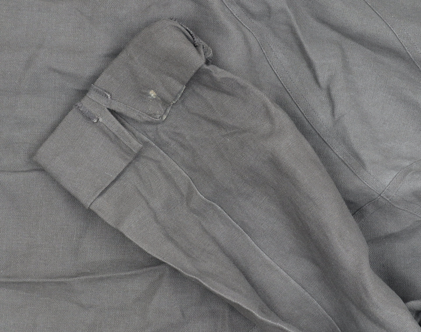 Platinum Women's Brown Linen Shirt Dress Size 16