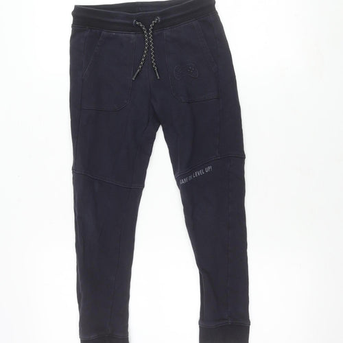 MNG Boys Black Jogger Trousers L Cotton Casual Sports