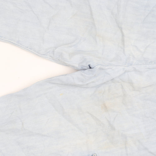 Abercrombie Kids Girls Blue Cargo Trousers, Size 13-14