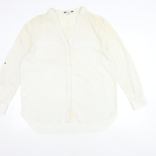 Next Women's White Basic Blouse Size 16