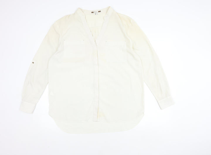 Next Women's White Basic Blouse Size 16