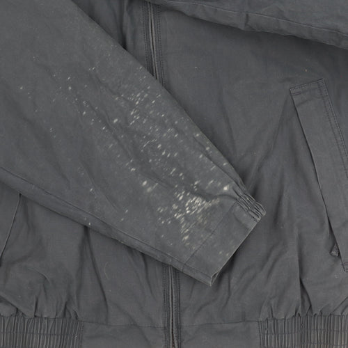 Marks and Spencer Men's Blue Bomber Jacket M