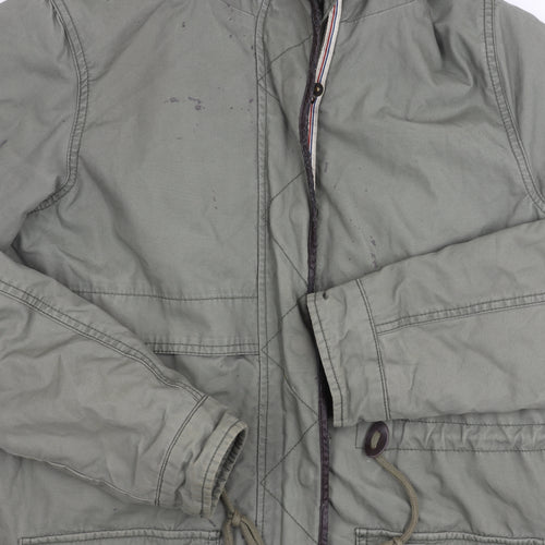 Tommy Hilfiger Women's Green Parka Jacket S