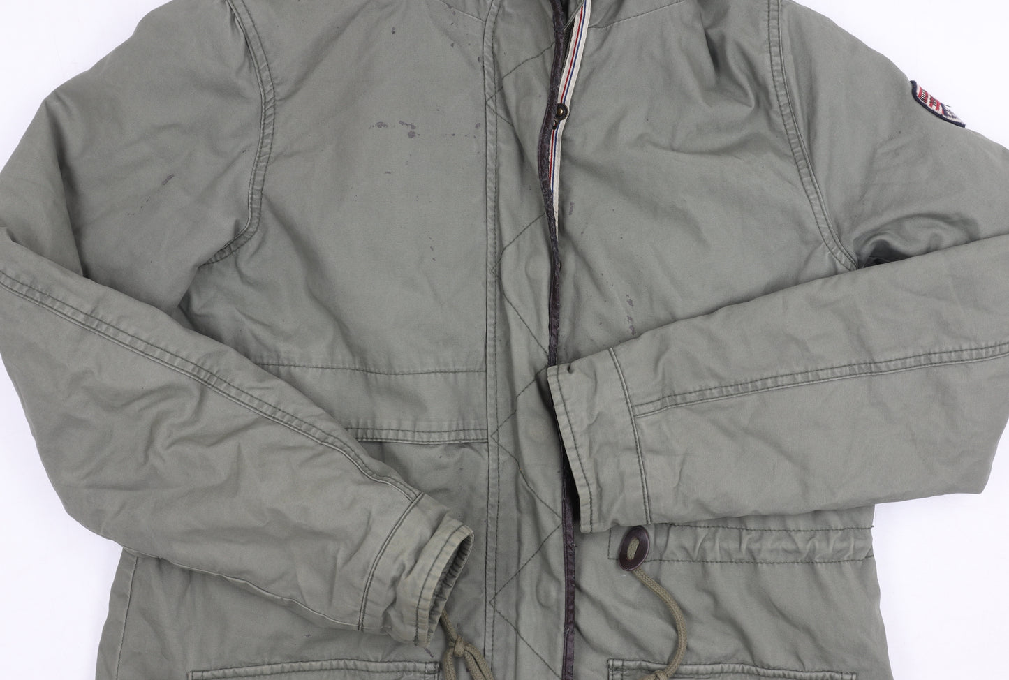 Tommy Hilfiger Women's Green Parka Jacket S