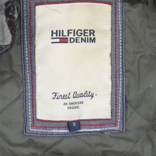 Tommy Hilfiger Women's Green Parka Jacket S