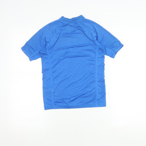 Lands' End Boys Blue Short Sleeve Top - Size S 6-7 Years