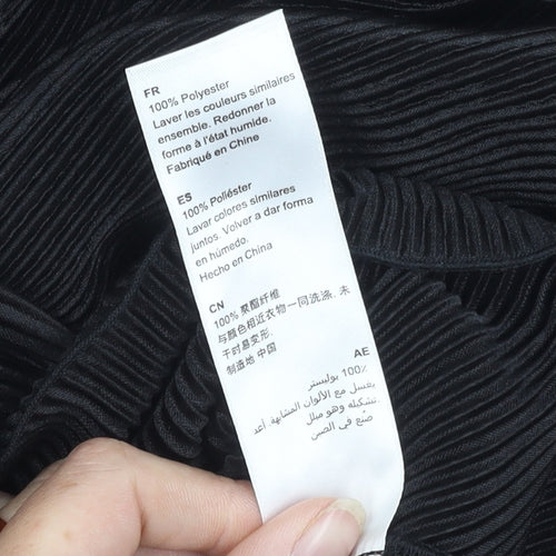 BIBA Women's Black Wrap Blouse, Size 10, New