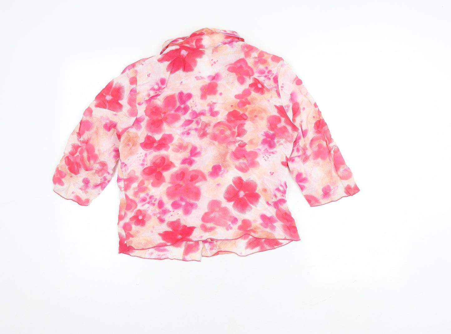 Cache Cache Women's Floral Button-Up Shirt Size 2
