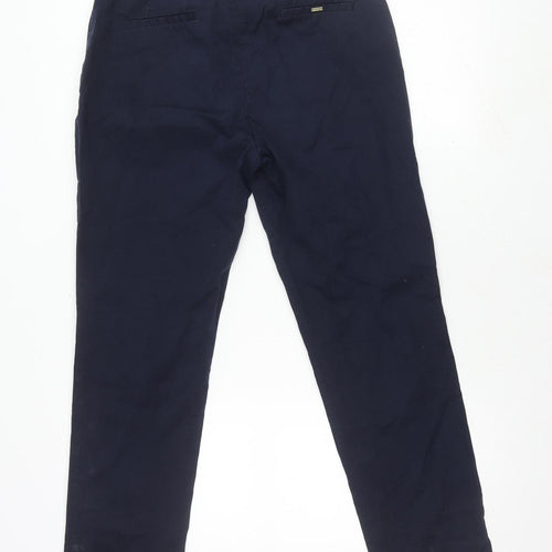 Esprit Men's Blue Chino Trousers L Regular Straight