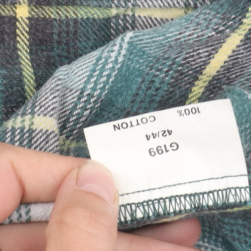 Colourways Men's Multicoloured Check Cotton Shirt 42/44