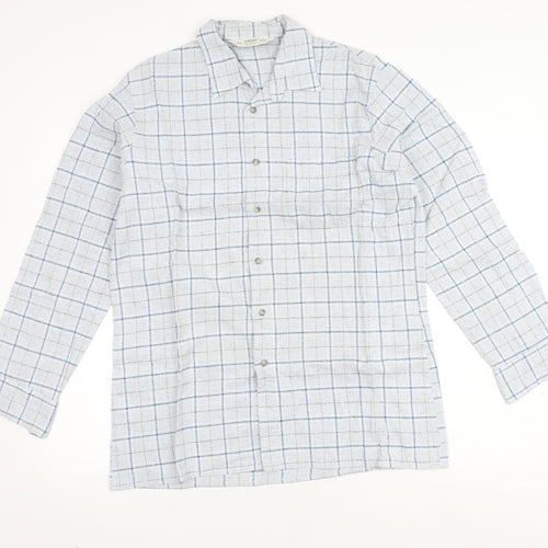 St Michael Men's Multicoloured Check Shirt 15.5