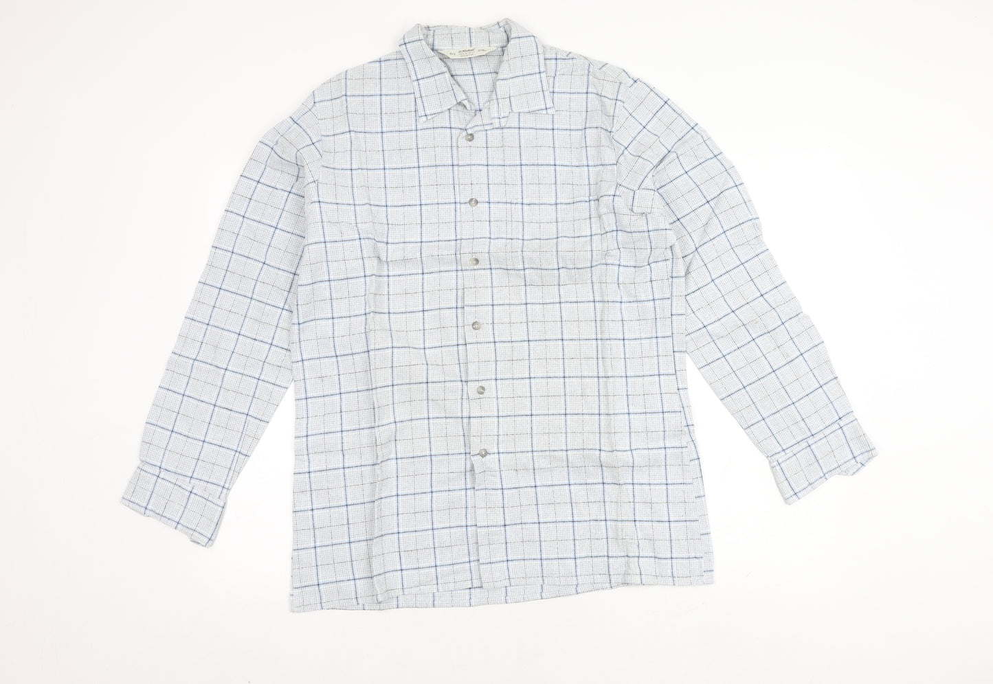 St Michael Men's Multicoloured Check Shirt 15.5
