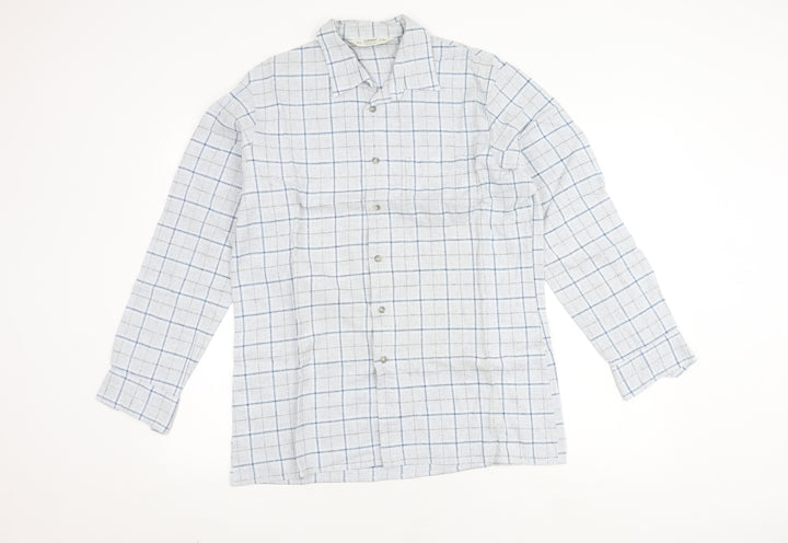 St Michael Men's Multicoloured Check Shirt 15.5