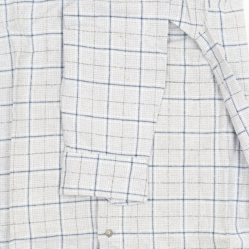 St Michael Men's Multicoloured Check Shirt 15.5