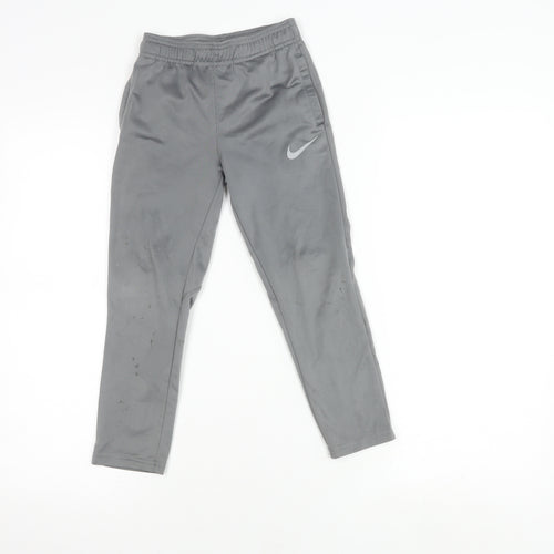 Nike Boys Grey Track Pants - 5 Years, Elastic Waist