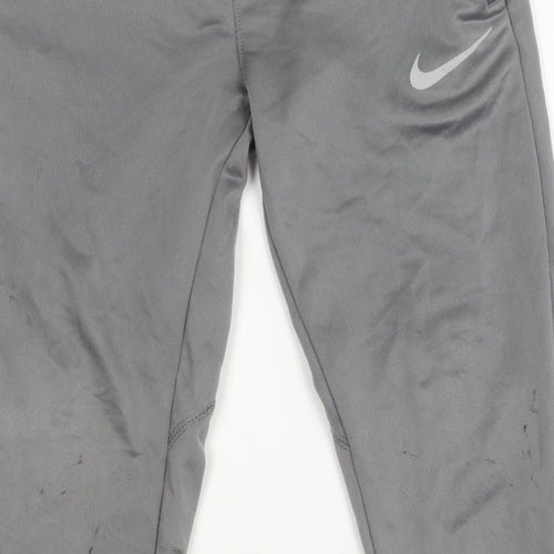 Nike Boys Grey Track Pants - 5 Years, Elastic Waist