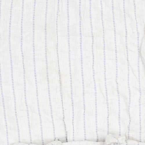 Jopra Women's Ivory Striped Shirt Dress M