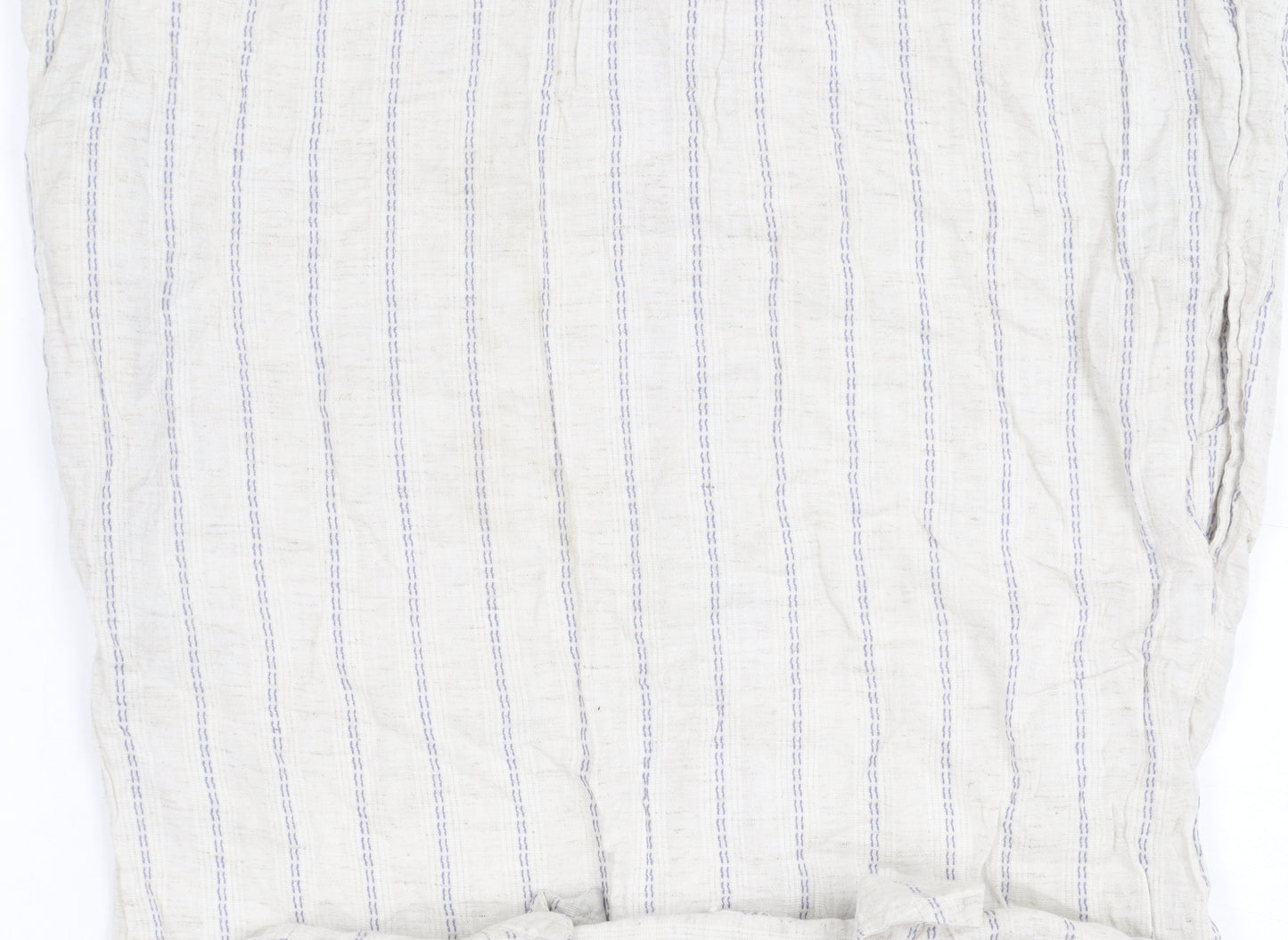 Jopra Women's Ivory Striped Shirt Dress M