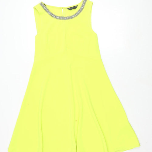 Dorothy Perkins Women’s Green Sleeveless Dress Size 14