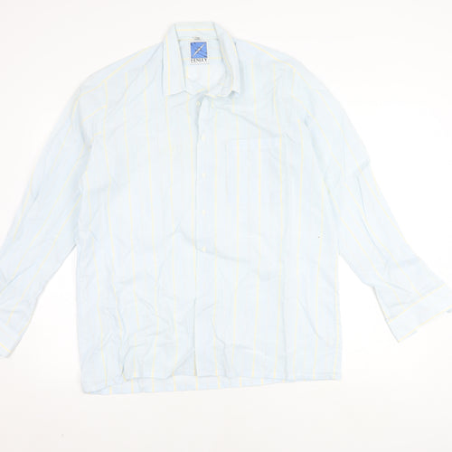 Henley Men's Multicoloured Casual Striped Long Sleeve Shirt